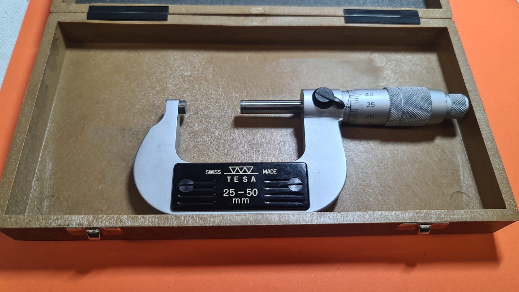 Tesa Misurare: Mikrometer Tesa 25-50 – Usato da Egerkingen venduto da ogi3131 3