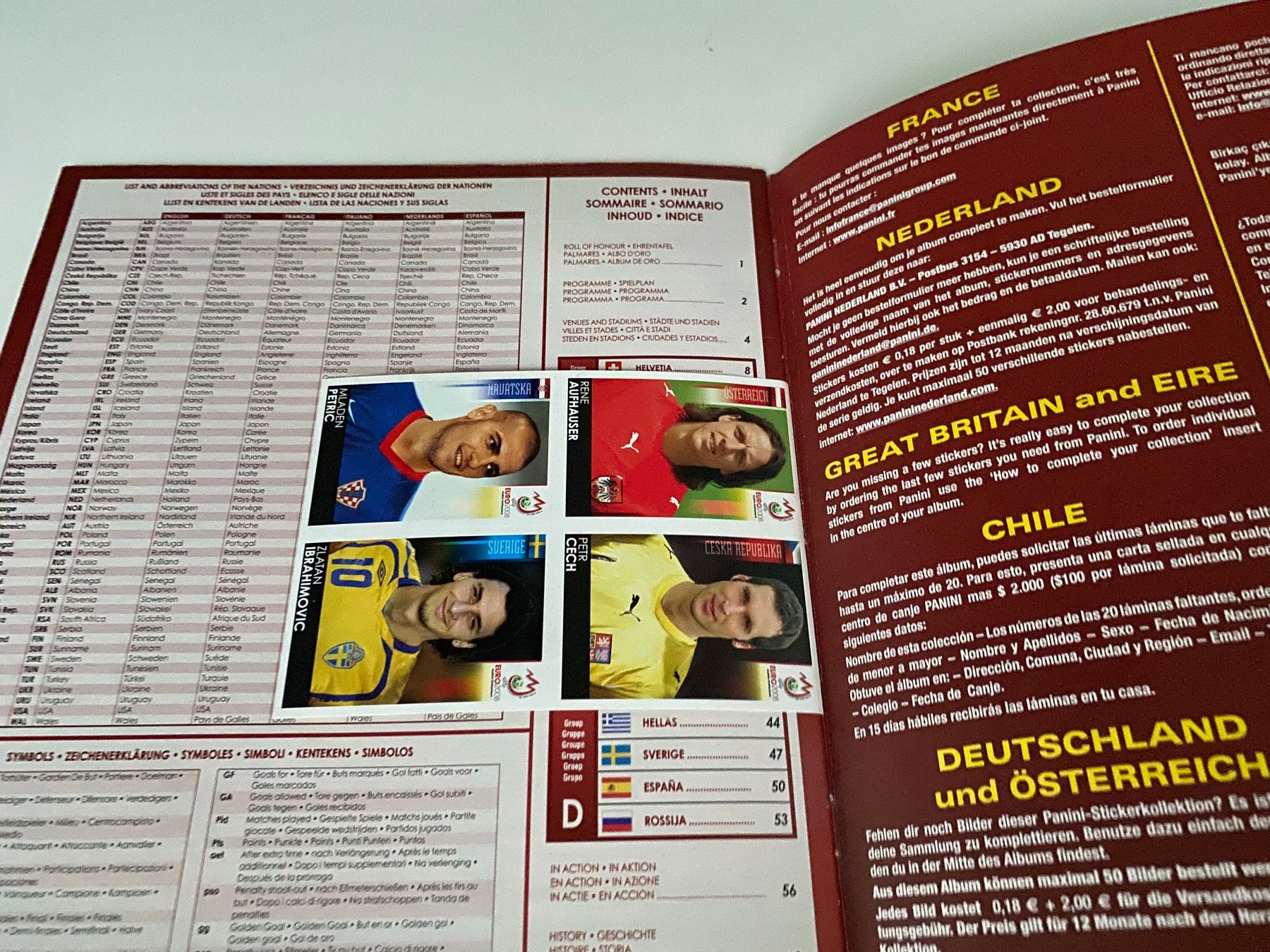 Panini Album: Panini Leeralbum EM 2008 - Sehr seltene Version – Usato da Hergiswil LU venduto da FcMalkov 8
