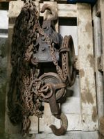 Robuster Kettenzug, E. Becker Berlin, 4000 kg, Vintage!