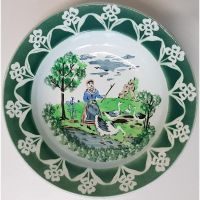 Wandteller Jugendstil Landschaft