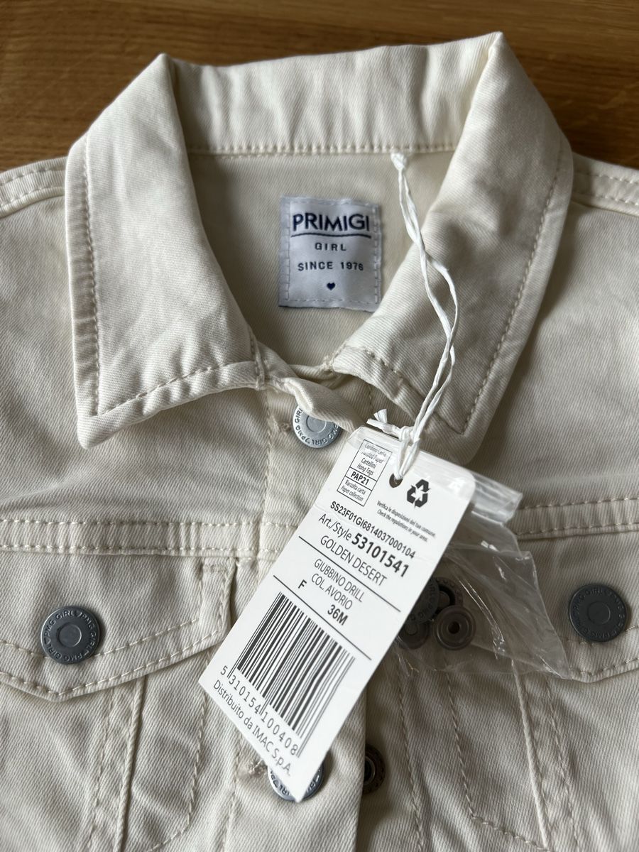 Primigi Vestes: Neue Jeansjacke Primigi Gr. 92/98 beige – Neuf avec emballage d'origine à Zürich par Blinddarm 1