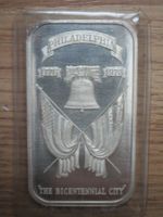 Silberbarren 1 Unze 999.0  PHILADELPHIA 1976