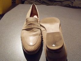 Halbschuhe Grösse 4, Caprice, grau Ton
