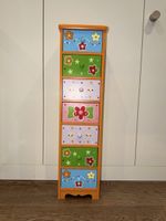 Kleine Bunte Kommode mit 6 Schubladen