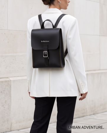 Sac à dos Dr. Martens — Cuir Noir — Très bon état