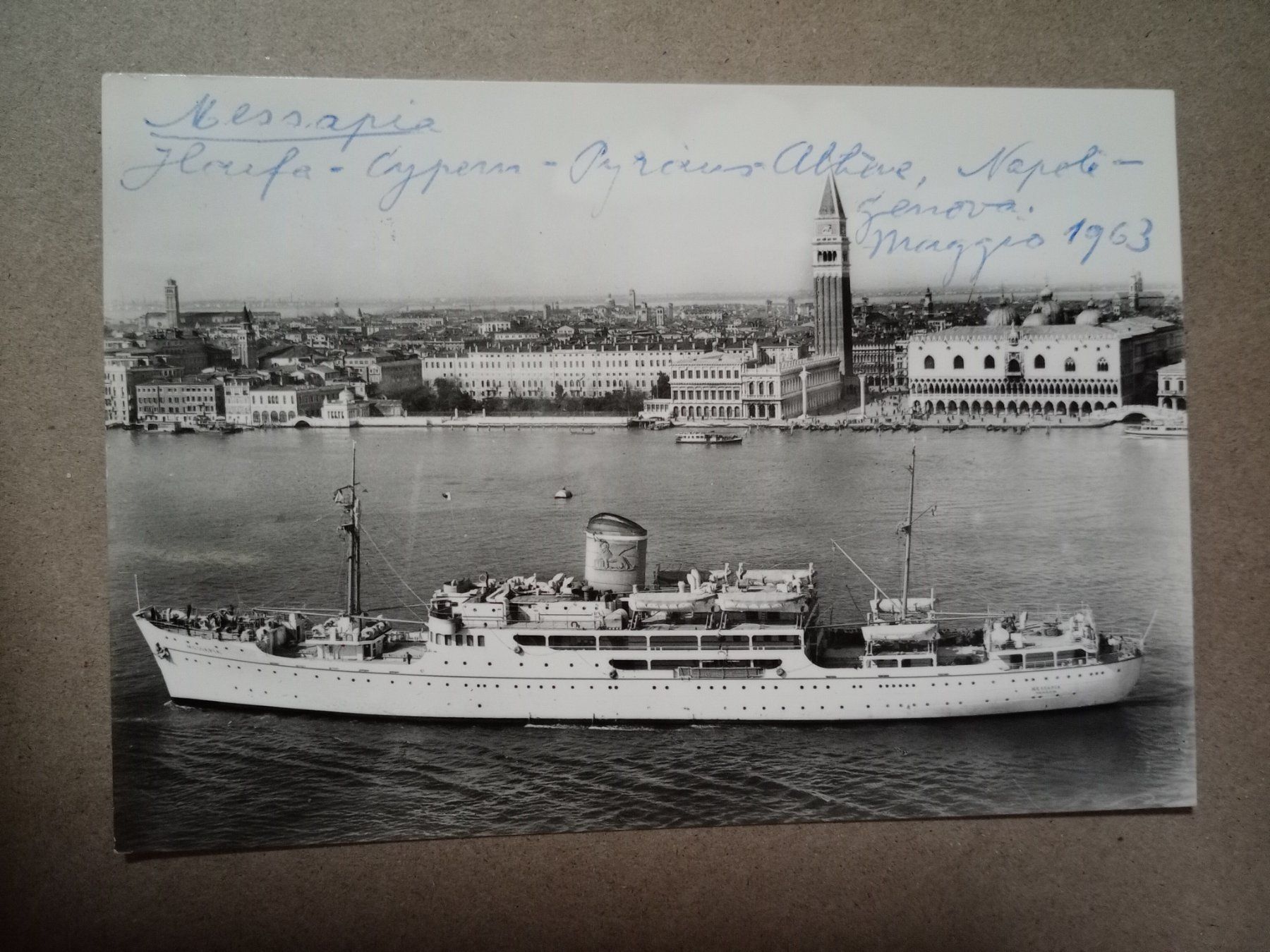 Cartes postales: Ak Schiff Adriatica bei Venedig beschrieben – D'occasion à Küttigen par Melisch1000