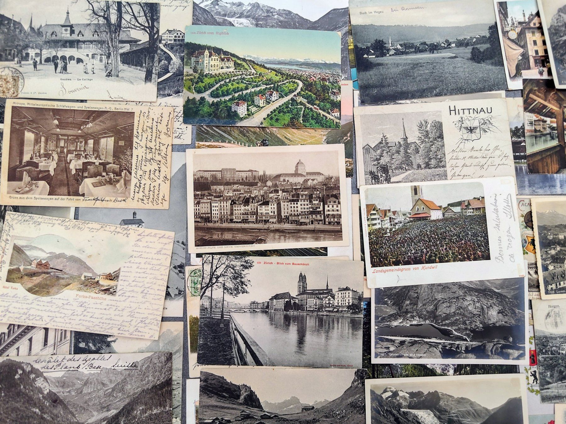 Cartoline postali: +++158 URALTE CH-ANSICHTSKARTEN-SAMMLUNG GANZE CH+++ AB 1.- – Usato da Zürich venduto da Sespitreres 5