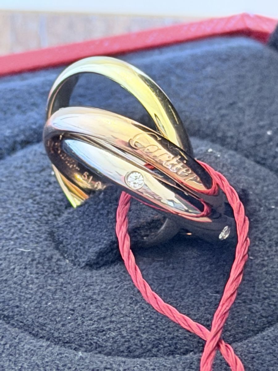 Anelli: Cartier Trinity ring, classic model, 5 diamonds – Nuovo (secondo la descrizione) da Coldrerio venduto da marigianni22 5