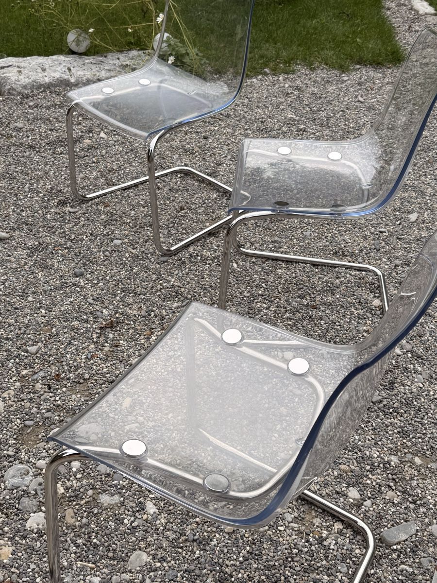 Ikea Stühle: Freischwinger Plexi Stuhl – Gebraucht aus Lobsigen von Ailujailuj 2