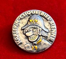 Fasnachtsplakette Carnaval Biel-Bienne Harlekin-Clique