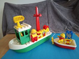 Duplo Fischerboot mit Beischiff