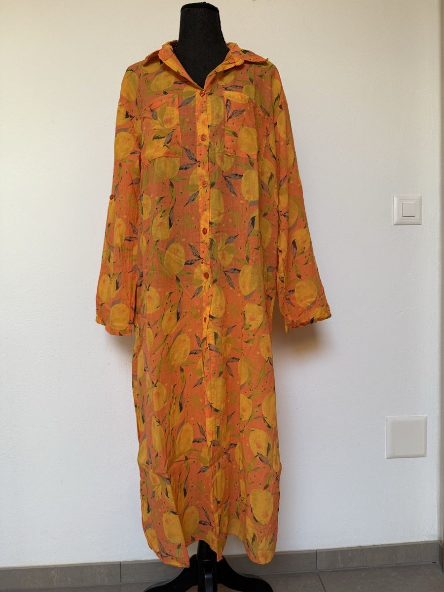 Vestiti: Blusenkleid- , Mantel aus Baumwolle – Nuovo (secondo la descrizione) da Sigriswil venduto da ck56 3