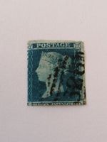 Two Pence Blue 1855