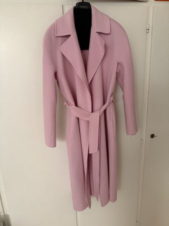 Max Mara Studio Wollmantel Rosa Gr.38