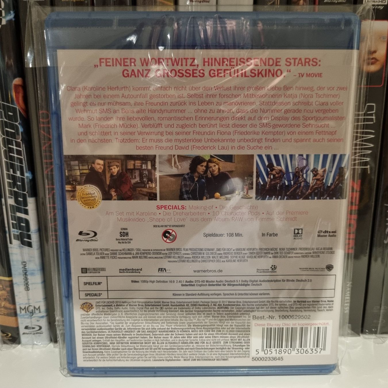 Tutti i DVDs: SMS für dich [Blu-ray] – Usato da Bremgarten AG venduto da Mediensammler24 1