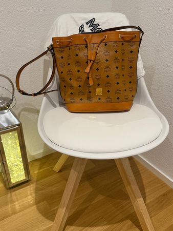 MCM Drawstring Beuteltasche / Schultertasche