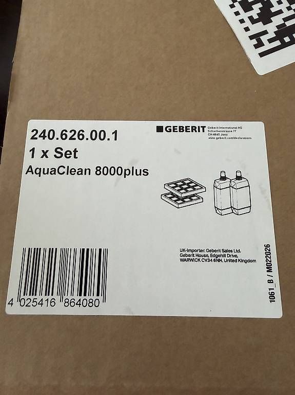 Geberit WC: Geberit Aquaclean 8000plus Ersatzfilter und Reiniger – Nuovo e nell'imballaggio originale da Oberentfelden venduto da Amorsa 1