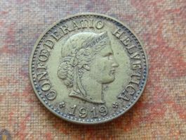 10 Rp. 1919 jaune/gelb   (B)