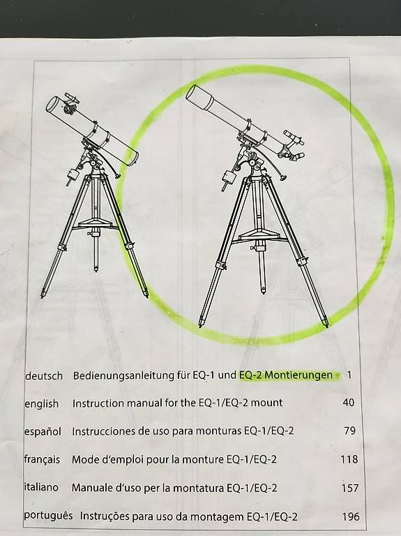 Teleskope: Teleskop Omegon EQ-2 – Gebraucht aus Wauwil von marc_for 4