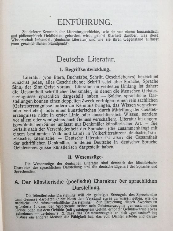 Livres: Deutsche Literaturgeschichte (1926) – D'occasion à Grenchen par Kogi7 2