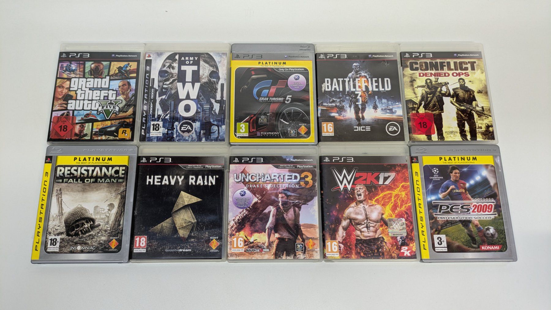 Sony Consoles: PlayStation 3 Fat mit 2 Controller und 10 Games – D'occasion à Menziken par mame18 2