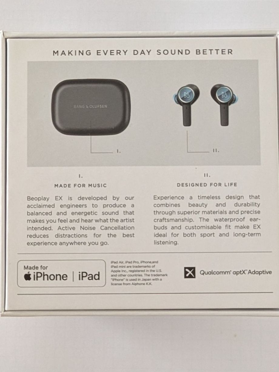 Bang & Olufsen Cuffie: B&O Beoplay EX Anthracite Oxygen – absolut neuwertig – Nuovo (secondo la descrizione) da Brunnen venduto da xm_LFC 3
