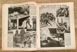 1943 - 2 Originale Kriegs Zeitschriften WW2 England englisch