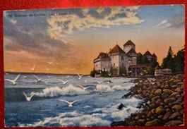Château de Chillon Lac Léman 1924