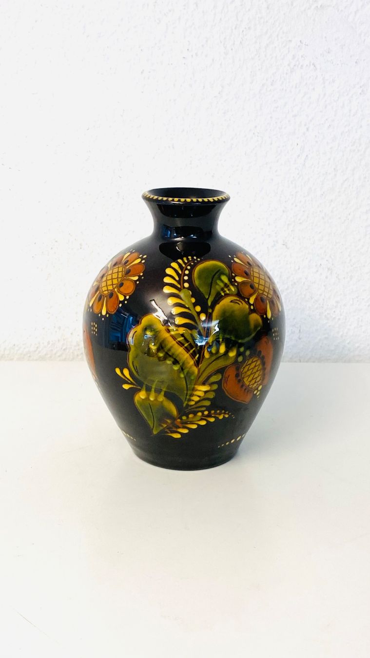 Vasi & Recipienti: Keramikvase Bauernmalerei STAEHLI – Usato da Zürich venduto da Arche_Brockenhaus 5