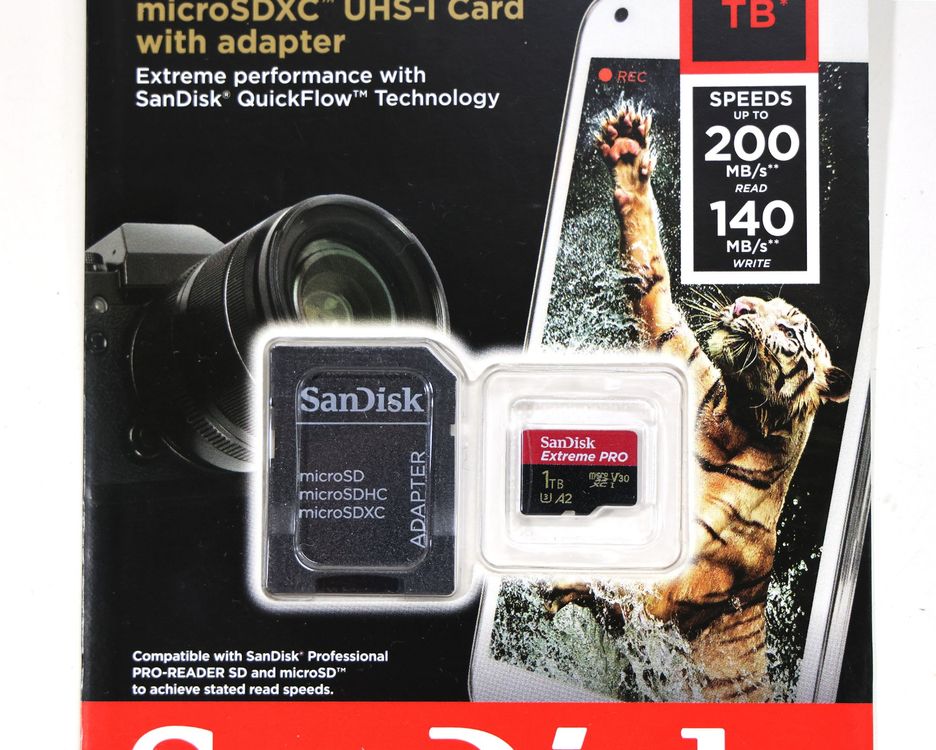 SanDisk Extreme PRO 1TB MicroSDKarte Kaufen auf Ricardo