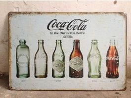 Coca Cola Blechschild 20 x 30 cm. Kostenfreie Zustellung!