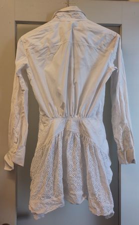Weisse Bluse von Alaïa mit mehrfachen Flecken :( Gr. XS