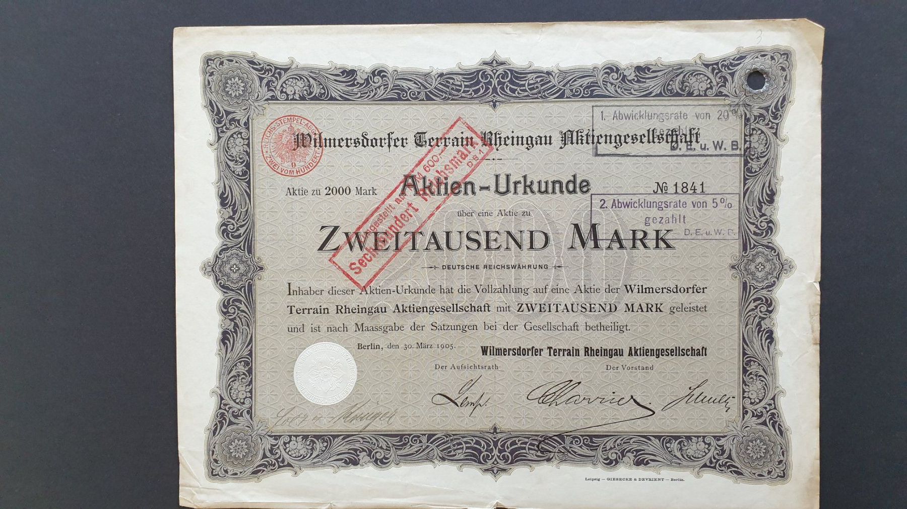 Documenti: Deutschland. – Usato da Goldach venduto da armando_r 1
