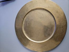Platzteller Bronze 8 Stück