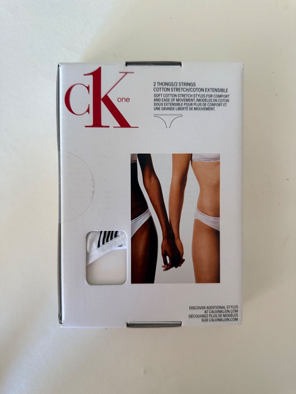 Calvin Klein Altra biancheria intima: CALVIN KLEIN, String Cotton Stretch, Grösse XL, 2 Stück – Nuovo e nell'imballaggio originale da Rudolfstetten venduto da gst_g7xl 2