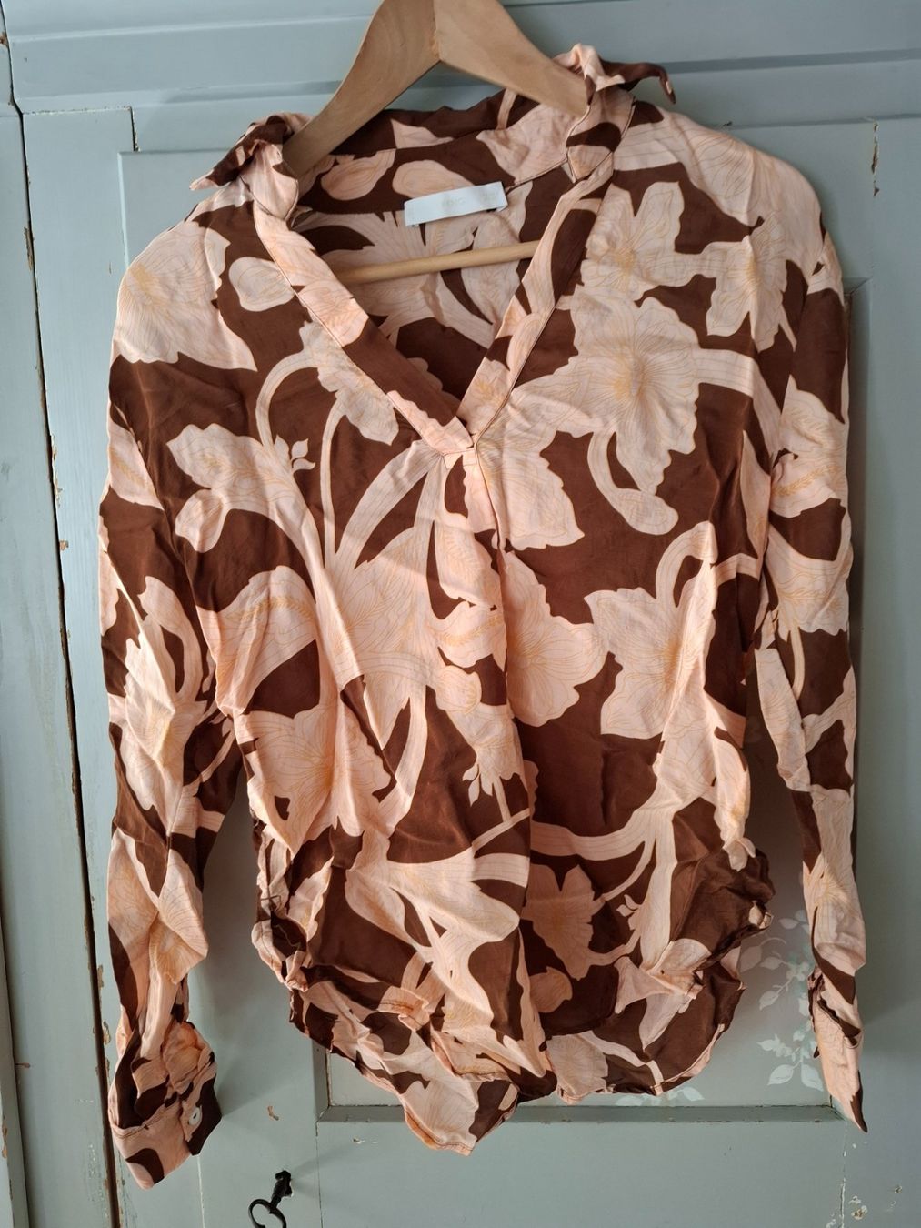 Mango Camicette: Bluse mit Blumenmuster von Mango – Nuovo e nell'imballaggio originale da st.gallen venduto da mona3