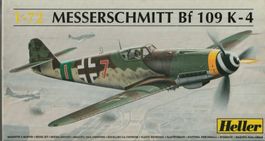 plastic model kit 1/ 72 HELLER 80229 MESSERSCHMITT BF 109 K-