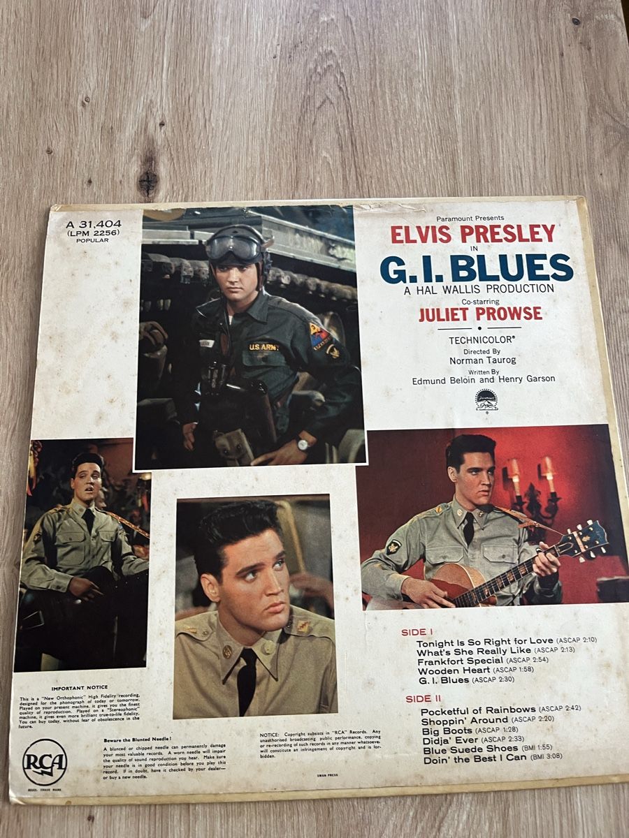 Dischi in vinile: Elvis Presley Schallplatte "G.I. Blues" – Usato da Münchenstein venduto da mbc_sbc8 1
