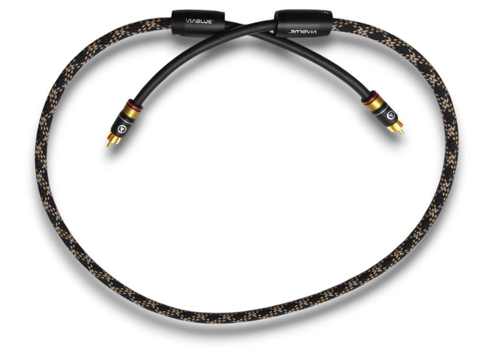 1 Par (2 Ud.) Adaptador Viablue XS Cinch RCA Adaptador Cinch Y