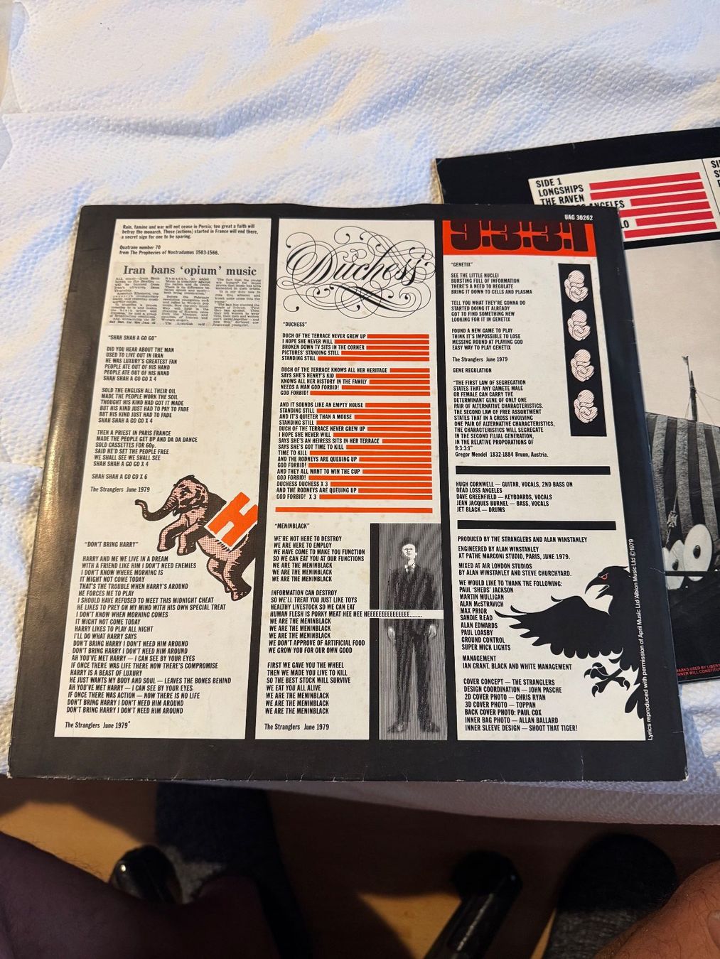 Dischi in vinile: THE STRANGLERS--THE RAVEN – Usato da Delémont venduto da pinguino6 7