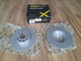 2 NEUE Bremsscheiben Hinten VW Audi Seat Skoda