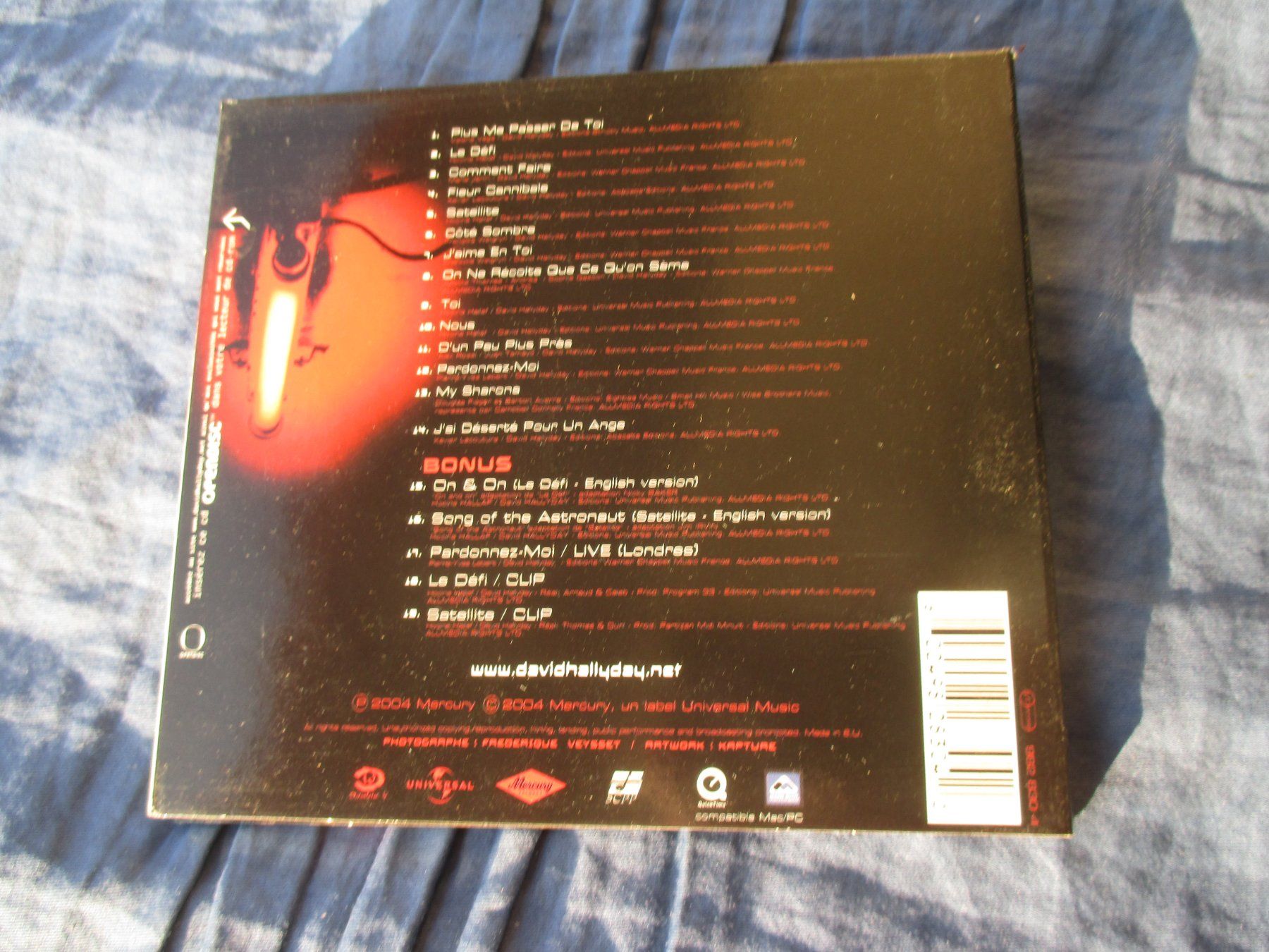 CDs: David Hallyday : Satellite – Gebraucht aus Colombier NE von Nevenma 1