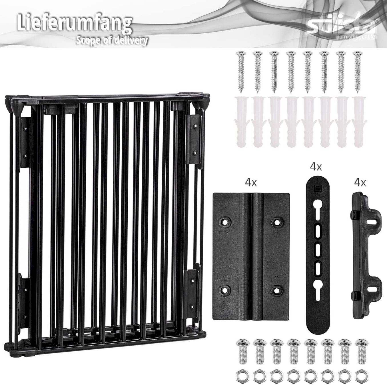 Lauf- & Sicherungsgitter: STILISTA Kaminschutzgitter Metall – Neu und originalverpackt aus Bottighofen von zaap 2