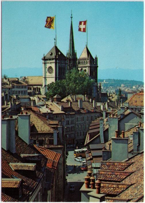 Cartoline postali: Genf/Genève -  La Cathédrale St. Pierre – Usato da Binningen venduto da Mountainrider