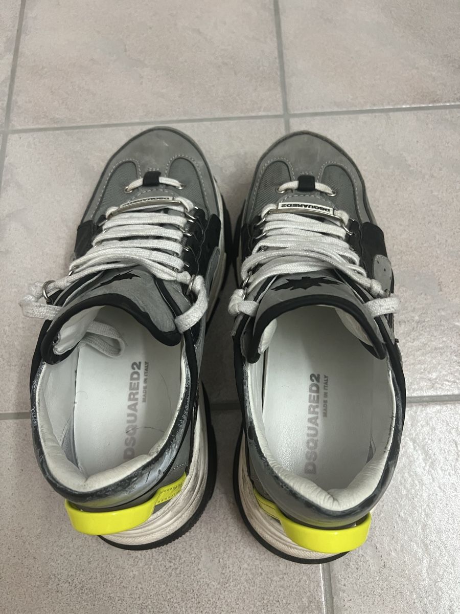 Scarpe da uomo: DSQUARED2 Bumpy 551 grey sneakers – Usato da Arbon venduto da ale_k5p2 2