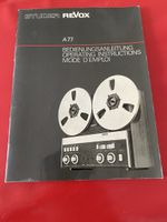 Revox A77 Bedienungsanleitung