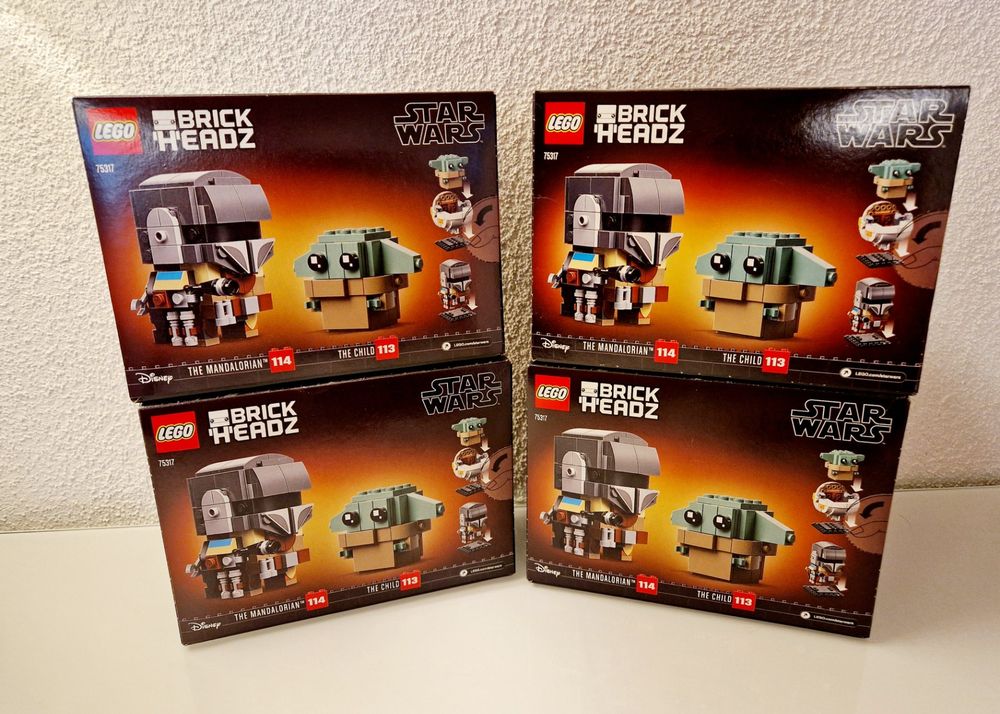 4x Lego 75317 Der Mandalorianer und das Kind | Kaufen auf Ricardo