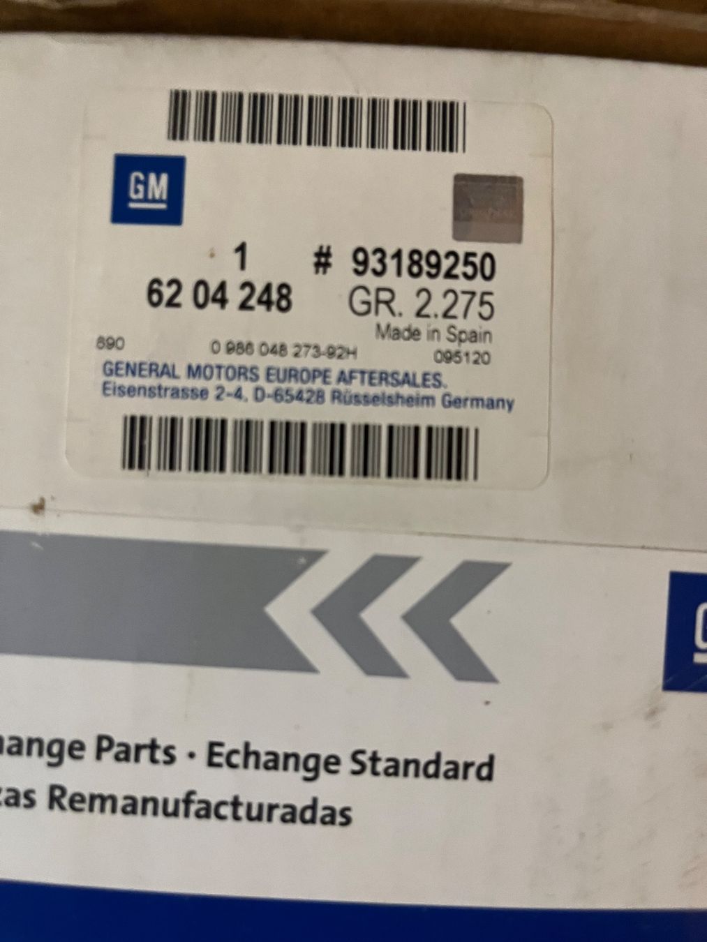 Opel Tutti pezzi di ricambio auto: Neu Original Opel Teile – Usato da Bad Zurzach venduto da BurimI05 2