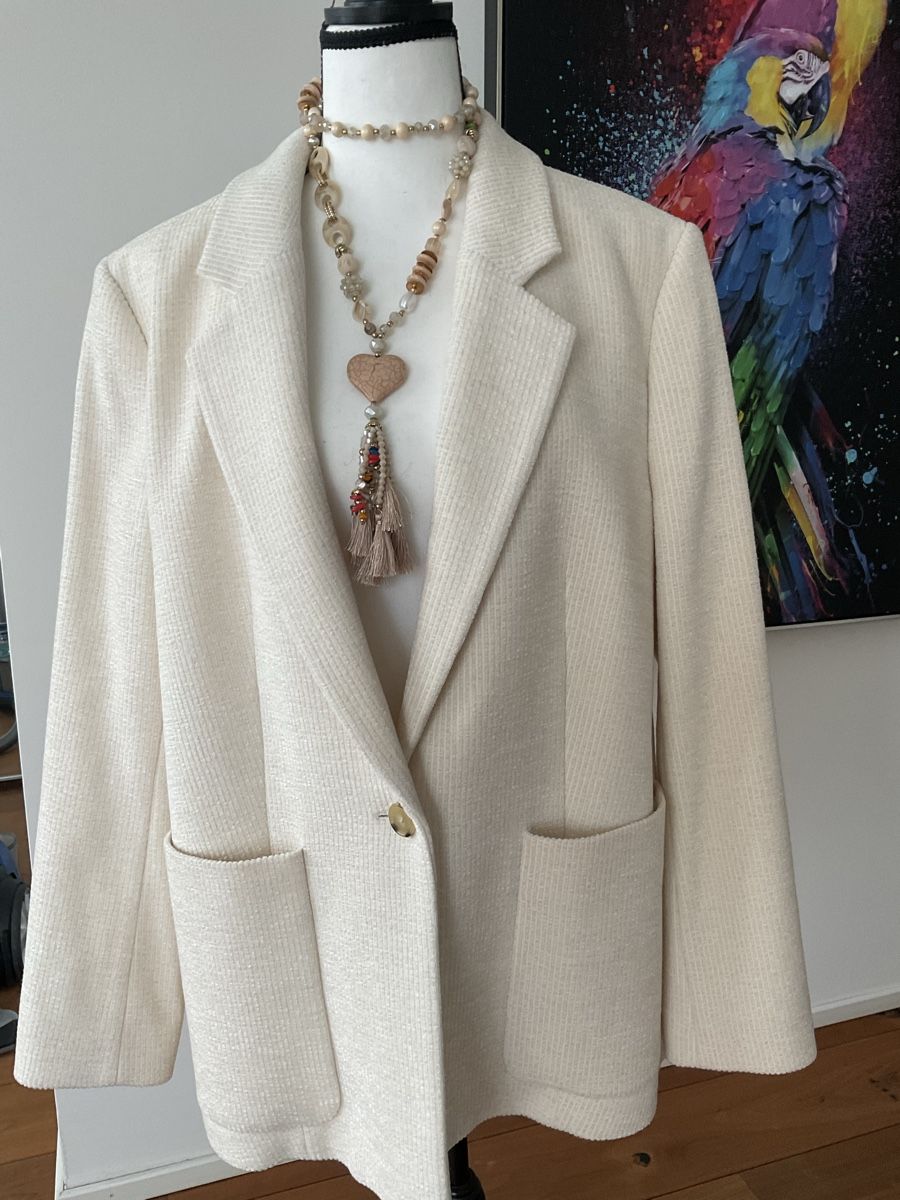 Hugo Boss Giacche: Boss Damen Blazer, Offwhite, Gr. 42 – Nuovo (secondo la descrizione) da Buchs ZH venduto da Automatic007