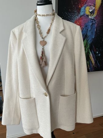 Boss Damen Blazer, Offwhite, Gr. 42